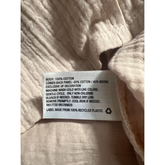 Knox Rose Embroidered Gauze Relaxed Tank Women’s X-S - Picture 5 of 6